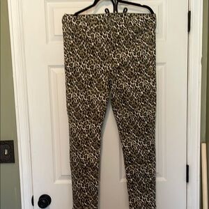 AE hi-rise Jegging in animal print